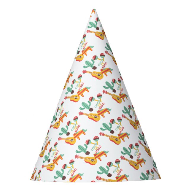 Gorro De Fiesta pinata cinco de mayo (Anverso)