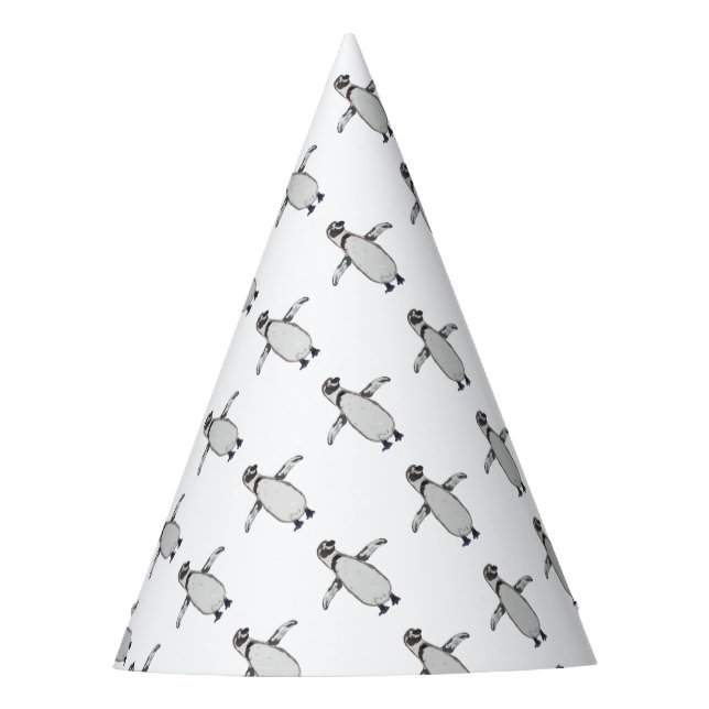 Gorro De Fiesta Pingüino de dibujos animados (Anverso)