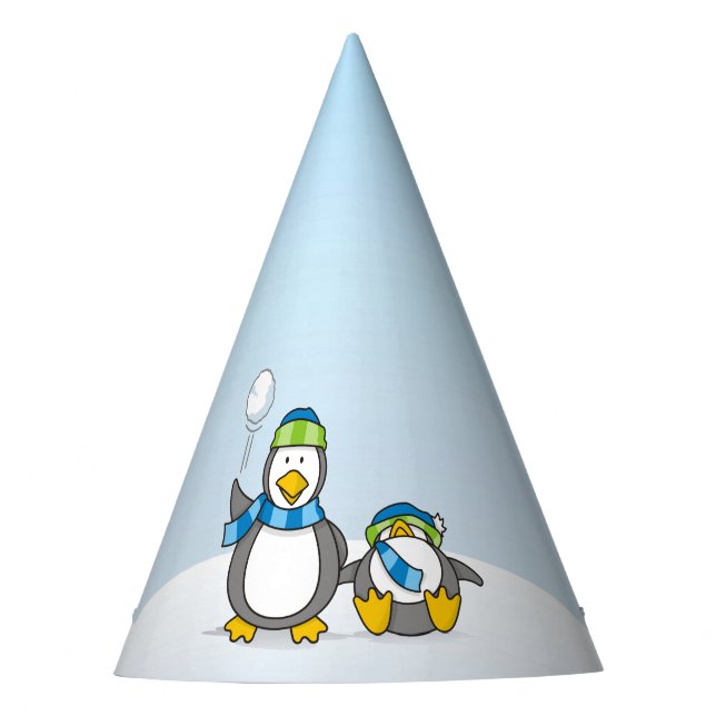 Gorro De Fiesta Pingüinos de Snowballing (Anverso)