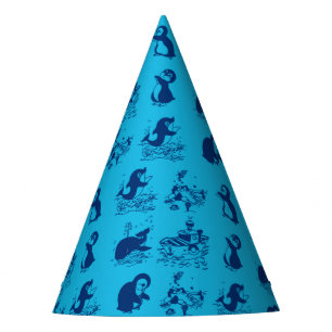 Gorro De Fiesta pingüinos en la Antártida