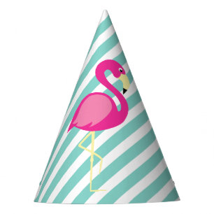 Gorro De Fiesta Pink Flamingo Pool Fiesta Cumpleaños