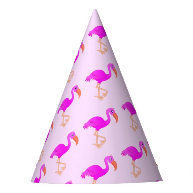 Gorro De Fiesta Pink Flamingos Party Hat (Anverso)