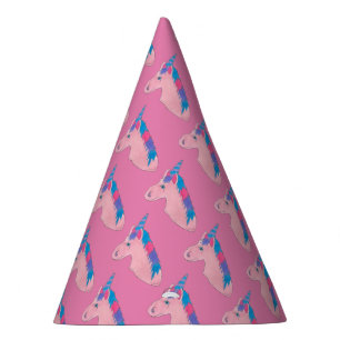 Gorro De Fiesta Pink Purple Magse Horse Unicornio
