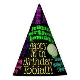 Gorro De Fiesta Pintura colorida o cumpleaños personalizado limo