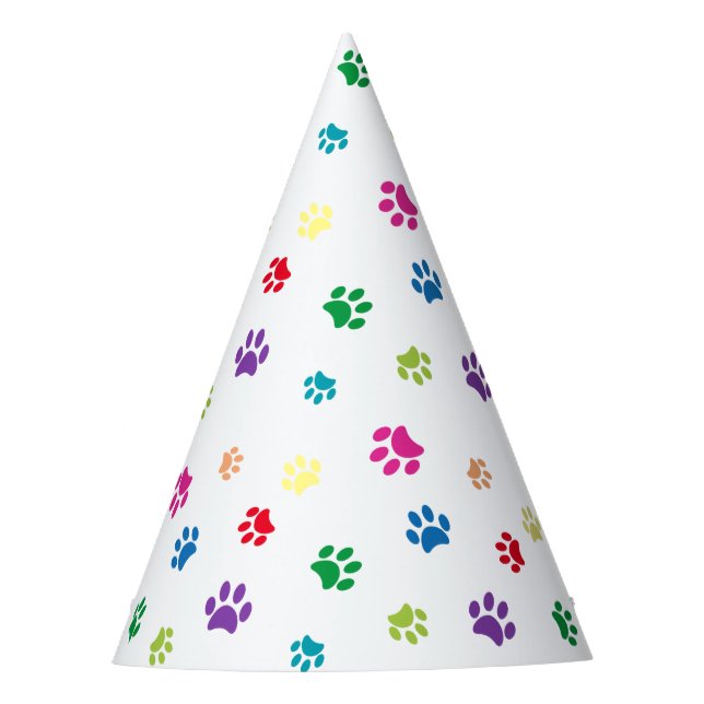 Gorro De Fiesta Pinturas de arcoiris pintadas (Anverso)