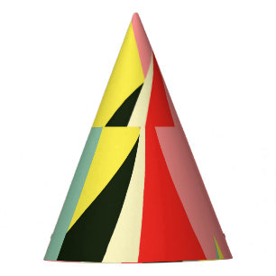 Gorro De Fiesta Pirámides 3D: Vintage Geométrico Retro.