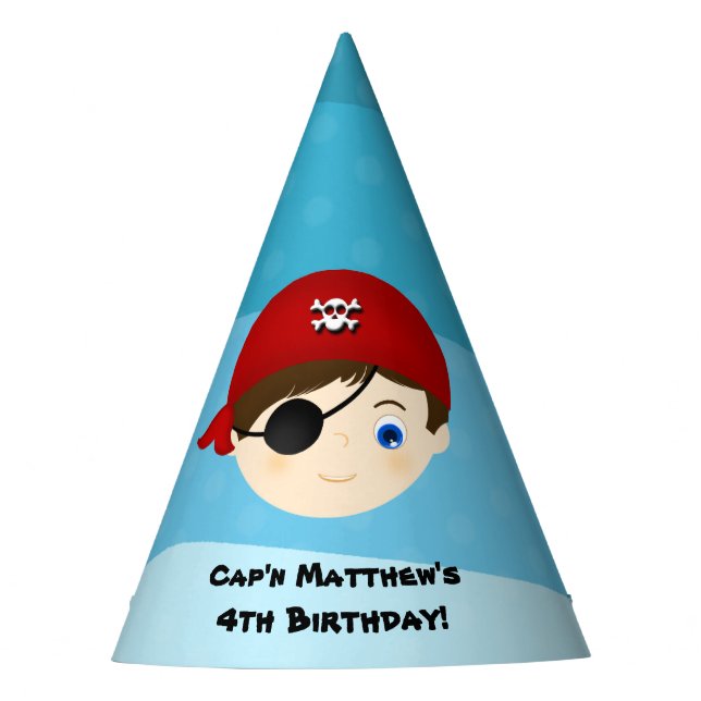 Gorro De Fiesta Pirata Boy (Anverso)