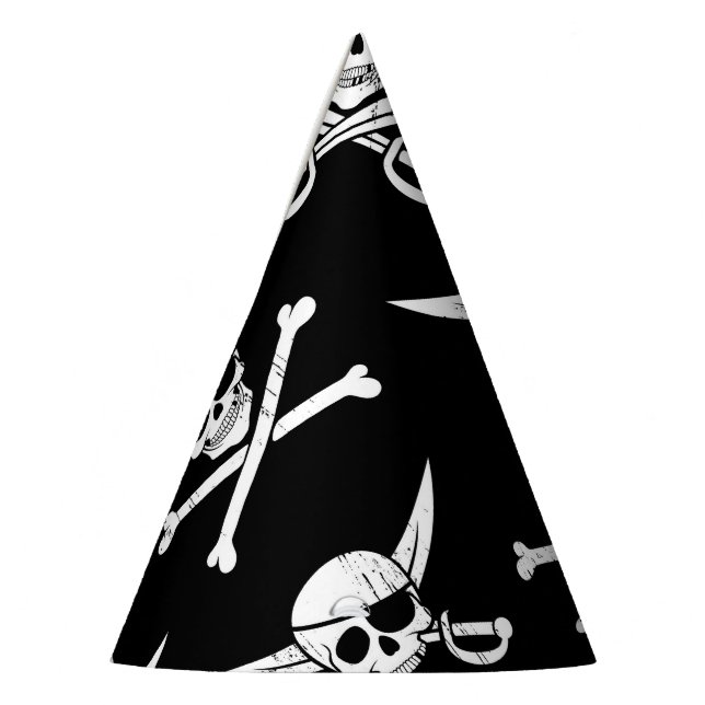 Gorro De Fiesta Pirate Skull and bones (Izquierda)