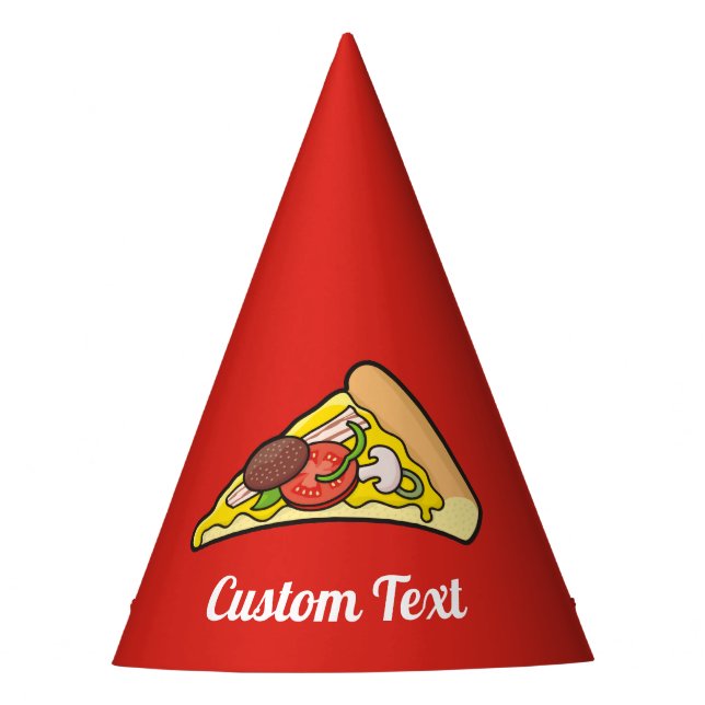 Gorro De Fiesta Pizza slice (Anverso)