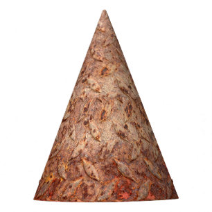 Gorro De Fiesta Placa de acero rusto, textura metalizado gruesa.