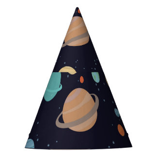 Gorro De Fiesta Planetas, estrellas, galaxia