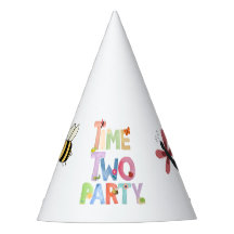 Platos de Papel Cumpleaños 'Time Two Party' con Te