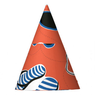 Gorro De Fiesta Playa de Verano: Relajante Patrón Sin Mar.