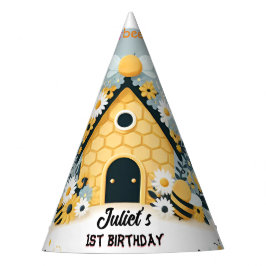 Gorro De Fiesta por la margarita de primavera primer cumpleaños de