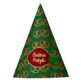 Gorro De Fiesta Pretzel Motif, Holly: Colores Navidades personaliz