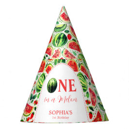 Gorro De Fiesta Primer Cumpleaños De Uno En Melón