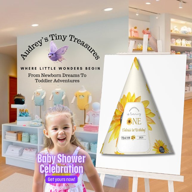 Gorro De Fiesta Primer cumpleaños del bebé - Nuestro pequeño giras (Subido por el creador)