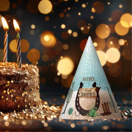 Gorro De Fiesta Primer Rodeo Cowboy Fiesta Occidental Primer Cumpl