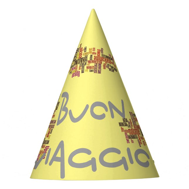Gorro De Fiesta Producto de Buon Viaggio Fun Personalizar (Anverso)