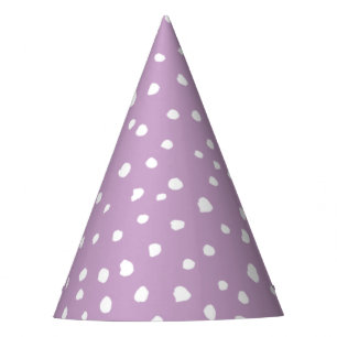 Gorro De Fiesta Puntos Dalmatianos Lilac, Puntos Dalmatianos, Dota