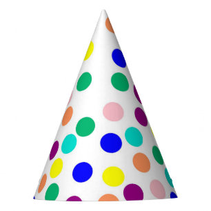 Gorro De Fiesta Puntos multicolores