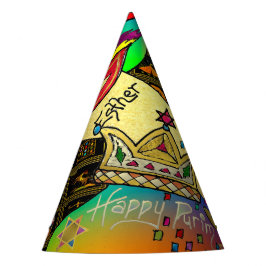 Gorro De Fiesta Purim Esther Celebración Impresión de arte oscuro