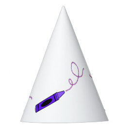 Gorro De Fiesta Purple Crayon