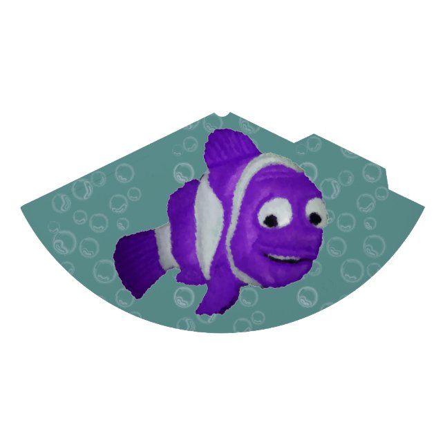 Gorro De Fiesta Púrpura Pescado (Anverso)