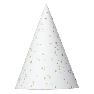 Gorro De Fiesta Purpurina de oro del cumpleaños del niño