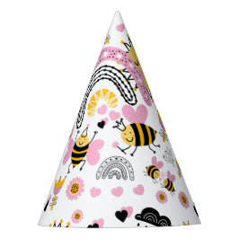 Gorro De Fiesta Queen BEES BFF, Baby Girl, Girly Gifts Pink