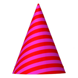 Gorro De Fiesta Rastreo de fiesta de cumpleaños tachado de rojo ro