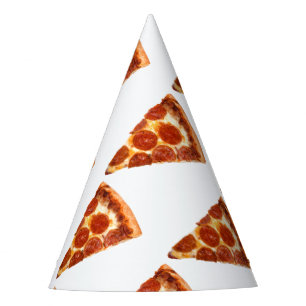 Gorro De Fiesta rebanada de pizza de pepperoni clásica de Slippery