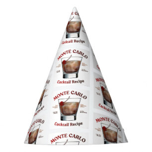 Gorro De Fiesta Receta de Cóctel Monte Carlo Arte