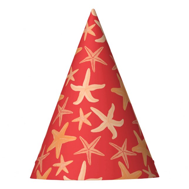 Gorro De Fiesta Red Starfish (Anverso)