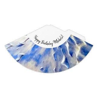 Gorro De Fiesta Reflexiones azules oceánicas y celeste