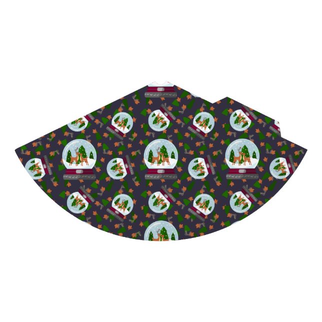 Gorro De Fiesta Reindeer Snow Globes (Anverso)