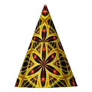 Gorro De Fiesta Representación 3D de la luz de la etapa dorada