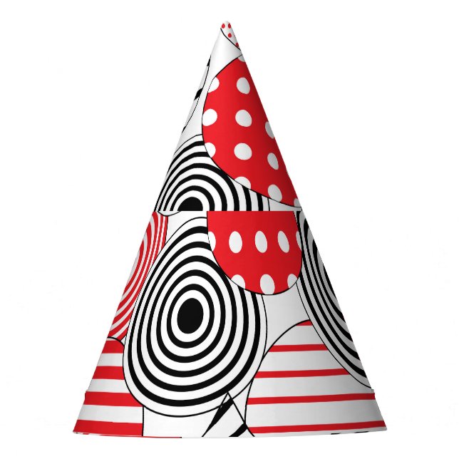 Gorro De Fiesta Resumen de cosecha: puntos y rayas (Anverso)