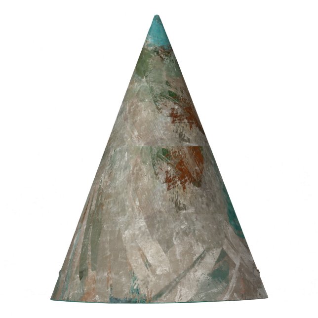 Gorro De Fiesta Resumen Psicodelia Sacude Textura. (Anverso)