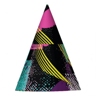 Gorro De Fiesta Resumen sin costura, chicas chicos moda, colorido.