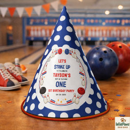 Gorro De Fiesta Retro Bowling 1st Birthday Party – Fun Kids