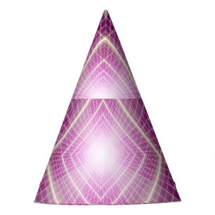Gorro De Fiesta Retro de los 80: fondo 3D de ciencia ficción.