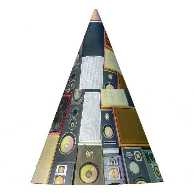 Gorro De Fiesta Retro Wall-Hung: Diseño de altavoces de época (Anverso)