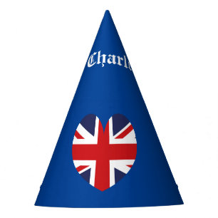Gorro De Fiesta Rey Carlos 111 Corona Bandera Real de Inglaterra