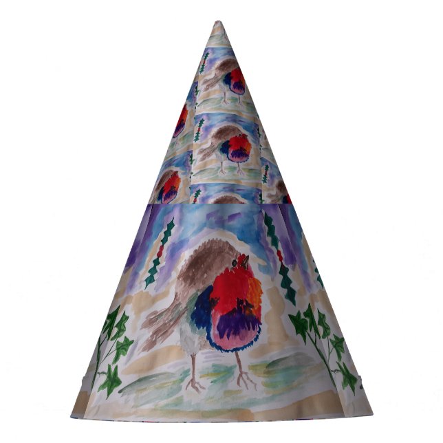 Gorro De Fiesta Robin navidades (Anverso)