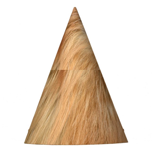 Gorro De Fiesta Rojo Fox Fur Pattern Tile (Anverso)