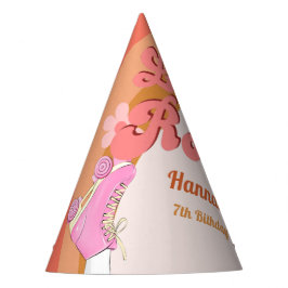 Gorro De Fiesta Roll Retro Groovy Pieza de cumpleaños