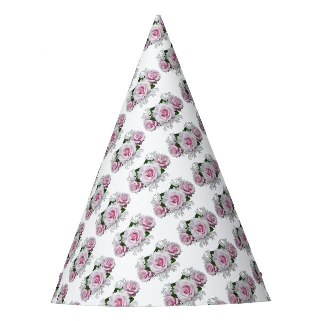 Gorro De Fiesta Rosa Rosa Rosa Bouquet (Anverso)