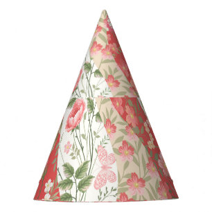 Gorro De Fiesta Rosas de parches: diseño de patrones sin fisuras.