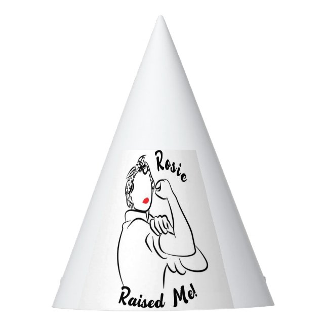 Gorro De Fiesta Rosie Raised Década - Imagen de lienzo (Anverso)